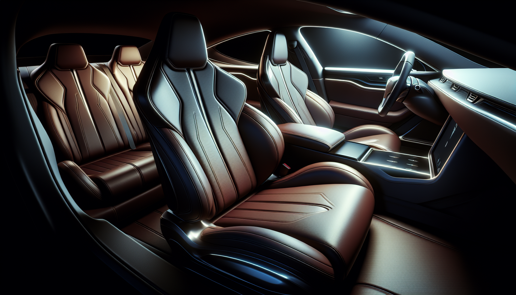 Customized Tesla interior