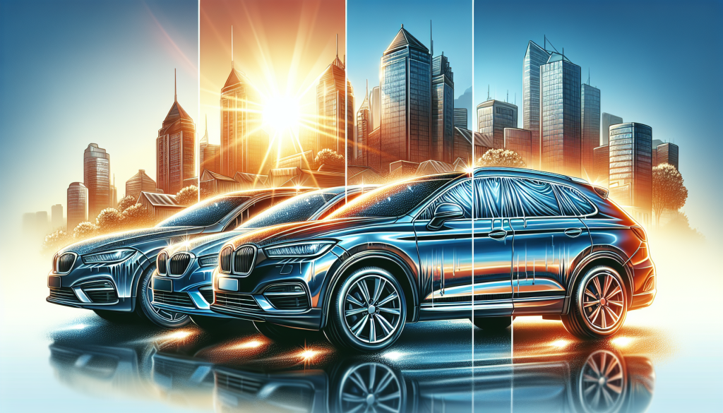 Comparison illustration of ceramic coating and other protective solutions